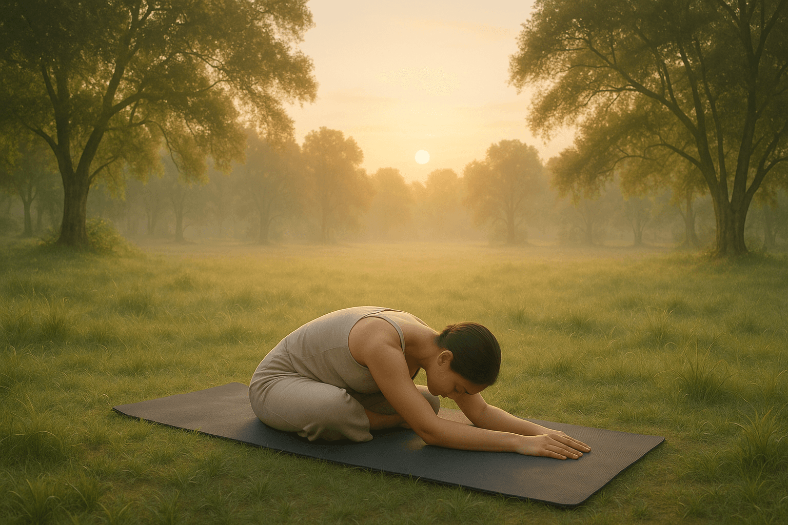 یوگا برای کاهش استرس | ۷ تمرین ساده برای آرامش ذهن
